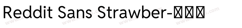 Reddit Sans Strawber字体转换